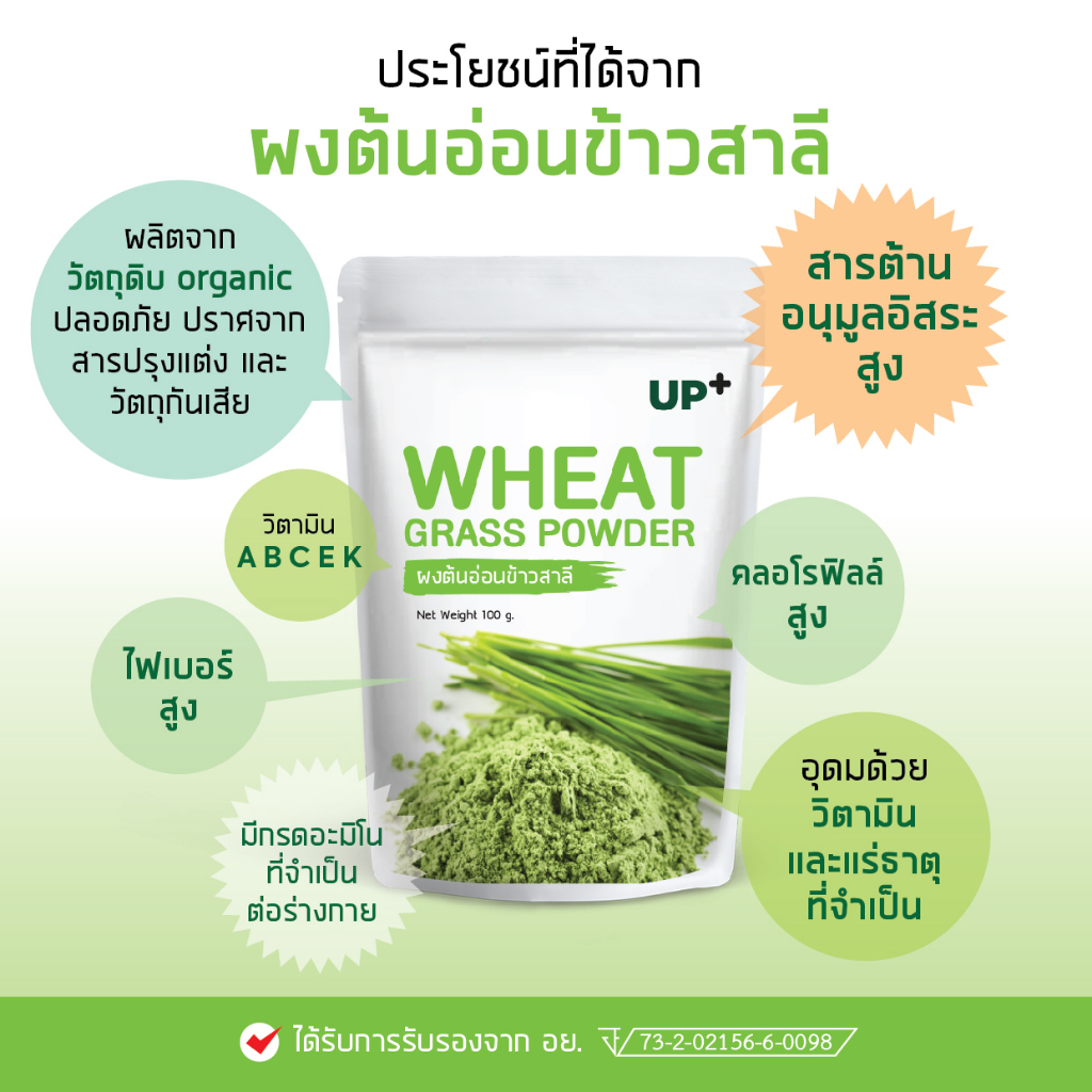 ผงต้นอ่อนข้าวสาลี-wheatgrass-powder-ตราอัพ100-g