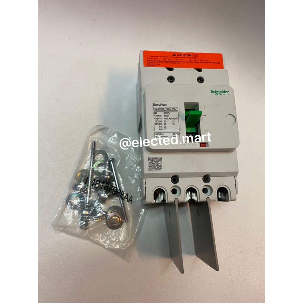 เมนเบรคเกอร์-mccb-3p-100a-schneider-ezs100e3100-ของแท้-100