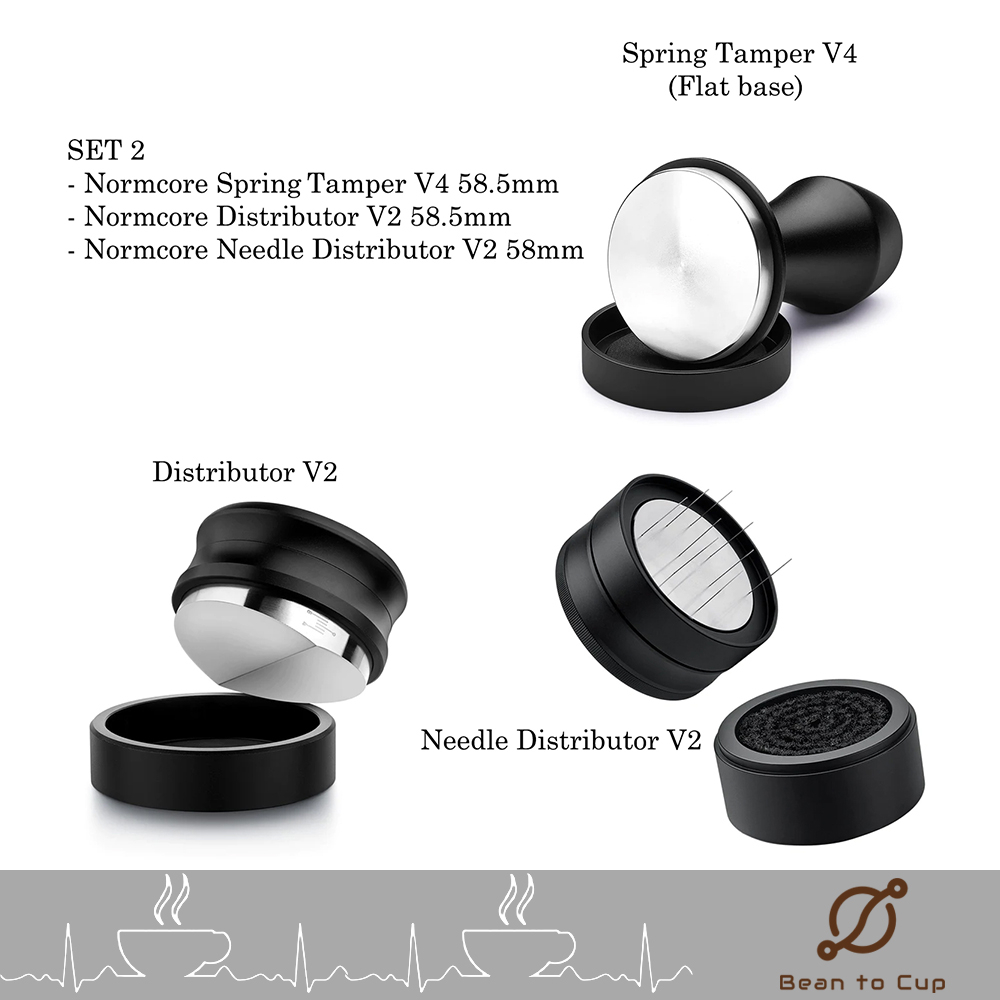 10-10-normcore-coffee-set-tamper-distributor-needle-แทมป์เปอร์-ที่เกลี่ยหน้ากาแฟ-เข็มกวนผงกาแฟ