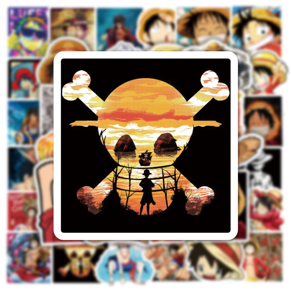 supersale-luffy-ลูฟี่-ถูกที่สุด-onepiece-วันพีซลา-อะนิเมะ-วันพีซ-one-piece-กันน้ำ-สติ๊กเกอร์-ใช้ซ้ำได้-กระโปรงหลังรถ-50