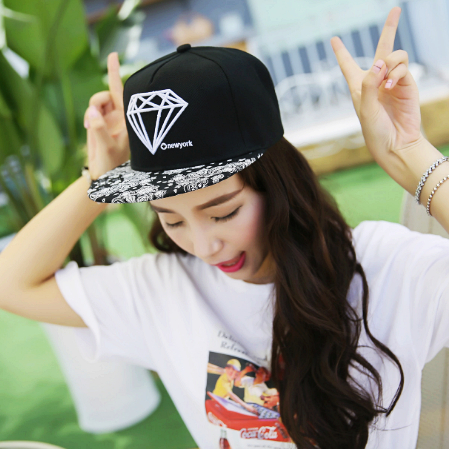 cap-รูปเพชร-hat-หมวกเบสบอล-หมวกฮิปฮอป-ราคาถูก-พร้อมส่ง