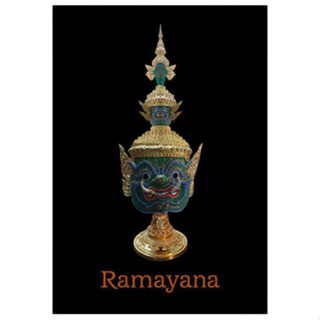 หัวโขน รามเกียรติ์ Ramayana Ban Ruk Ravana Head Statue (ทศกัณฑ์) (1/1 Wearable)