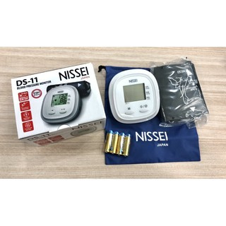 เครื่องวัดความดัน NISSEI รุ่น DS-11 นำเข้าจากประเทศญี่ปุ่น ผ้าพันแขนขนาดใหญ่สามารถวัดได้ในคนแขนใหญ่ ให้ค่าแม่นยำถูกต้อง