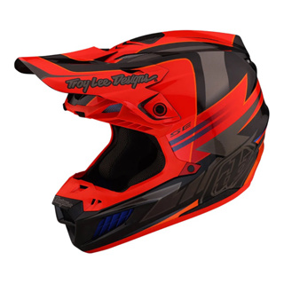 หมวกกันน็อค Troy Lee Designs SE5 Carbon Helmet - W/MIPS Saber Rocket Red