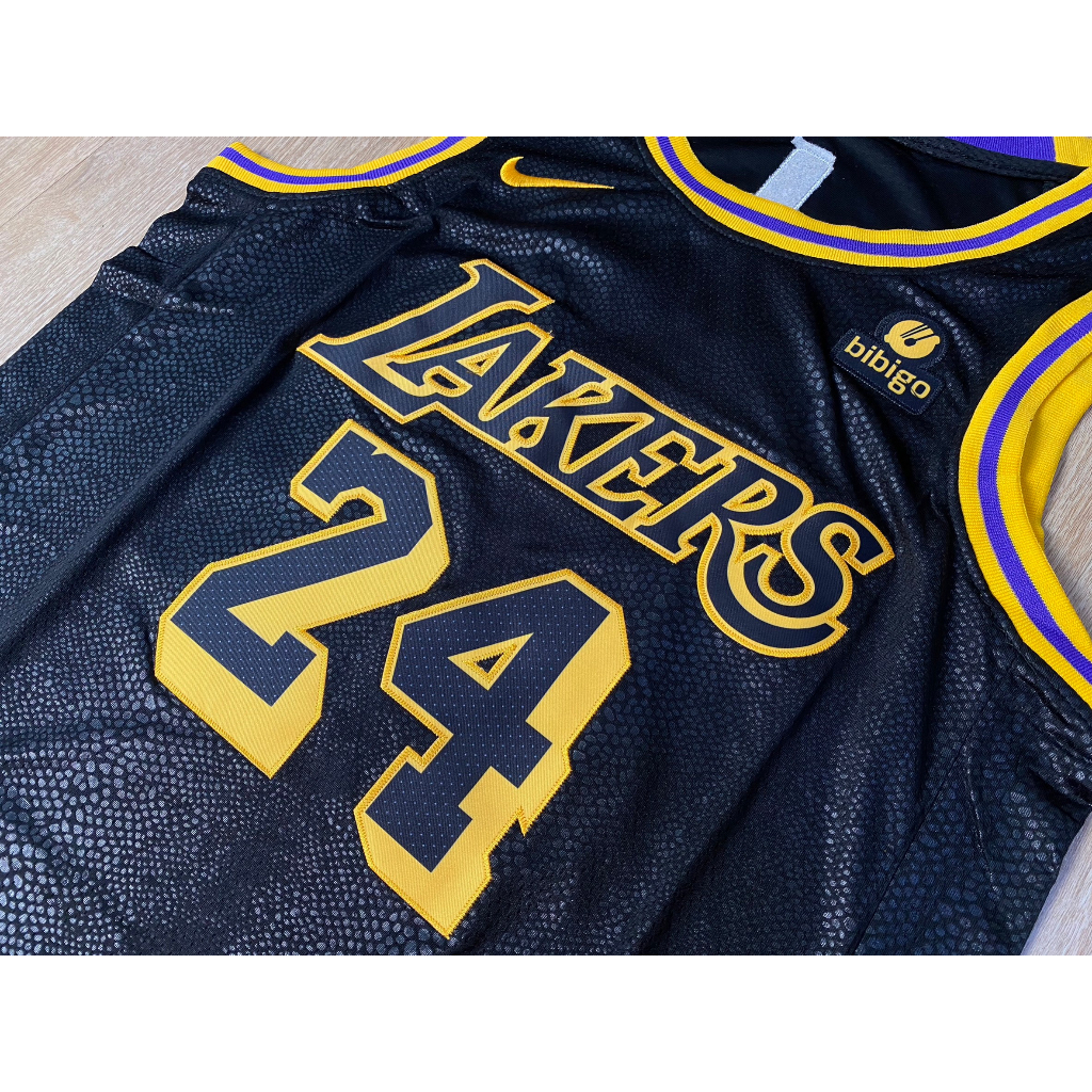 เสื้อบาส-lakers-bryant-24-เสื้อดำ-เบอร์ดำ