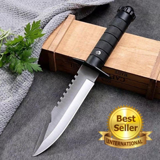 มีดเดินป่า มีดพกพา KNIFE X-314 มีดเดินป่าด้ามตรง มีดพกพา (11.5 นิ้ว)ฟรีซองเก็บมีดอย่างดี พร้อมส่ง