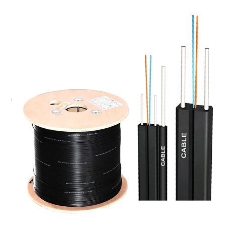 สายไฟเบอร์ออฟติก 2 Core+สลิงe Fiber Cable 2core Outdoor | Shopee Thailand