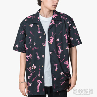 DOSH HAWAII COLLECTION  PINK PANTHER เสื้อเชิ้ตฮาวาย ผู้ชาย 9DPPMS5000-BL