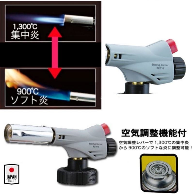 หัวพ่นไฟ-shinfuji-burner-rz-710s-power-torch-หัวพ่นไฟอเนกประสงค์-แข็งแรง-ทนทาน-ของแท้-ผลิตญี่ปุ่น