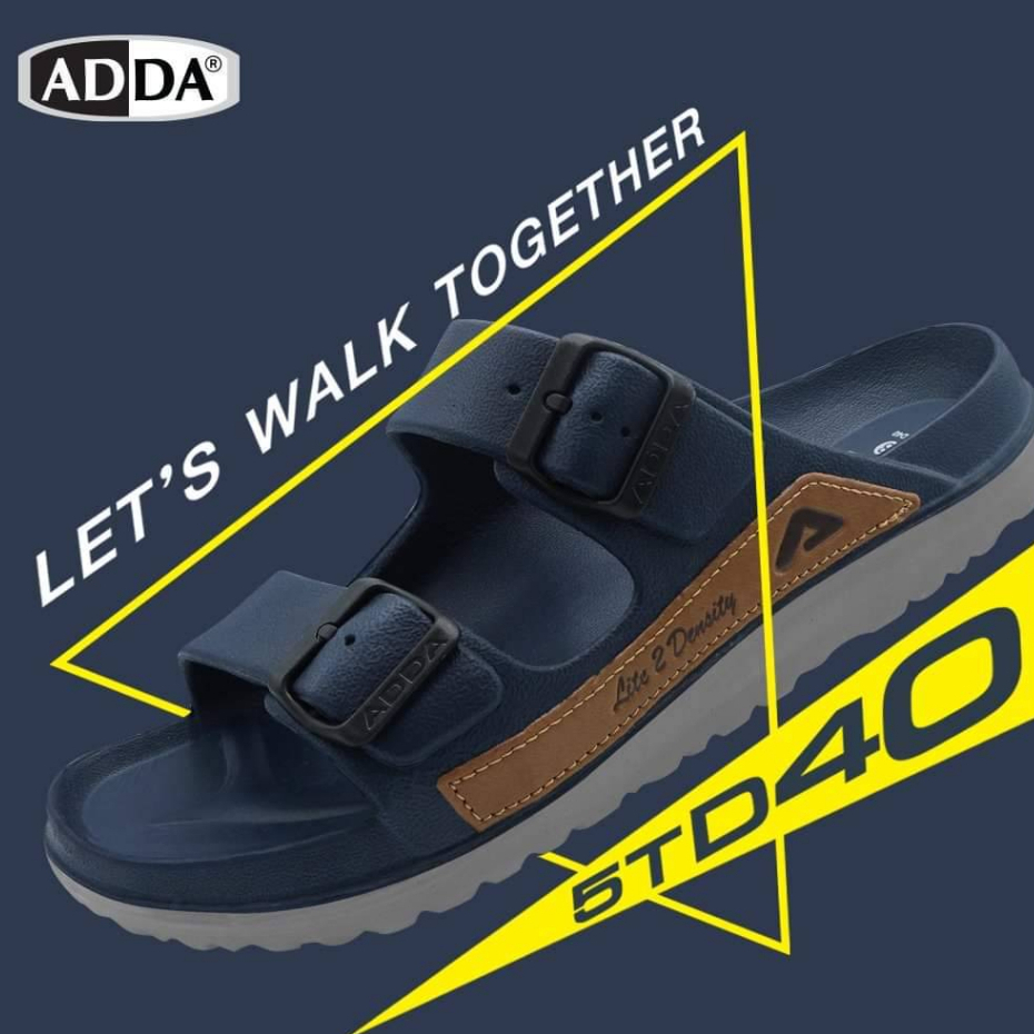 ภาพสินค้าAD40.1 ADDA 2 Density รุ่น 5TD40-M1 รองเท้าแตะไฟล่อน แบบสวม พื้นเบา แท้ 100% จากร้าน nnttin บน Shopee ภาพที่ 4