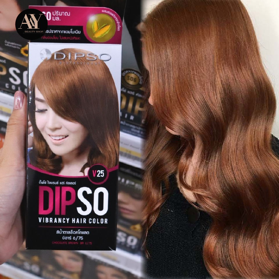 ครีมเปลี่ยนสีผม-สีน้ำตาลช็อกโกเเลต-dipso-professiona-v25-บีอาร์-6-75-60-ml