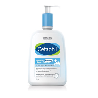 Cetaphil Hydrating Foaming Cream Cleanser 473 ML เซตาฟิล ไฮเดรติ้ง โฟมมิ่ง ครีม คลีนเซอร์ 473 มล.