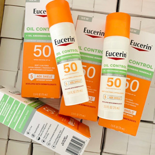 กันแดด Eucerin Sun Oil Control SPF 50 Face Sunscreen Lotion with Oil Absorbing Minerals 75 ml.