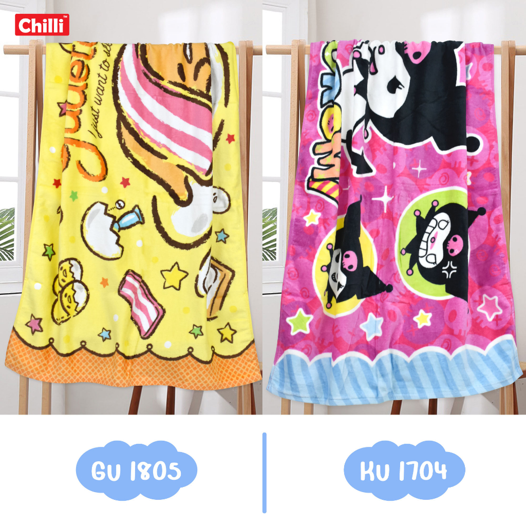 ของแท้-100-ผ้าขนหนู-sanrio-characters-ขนาด-27x54-นิ้ว-รวมลาย