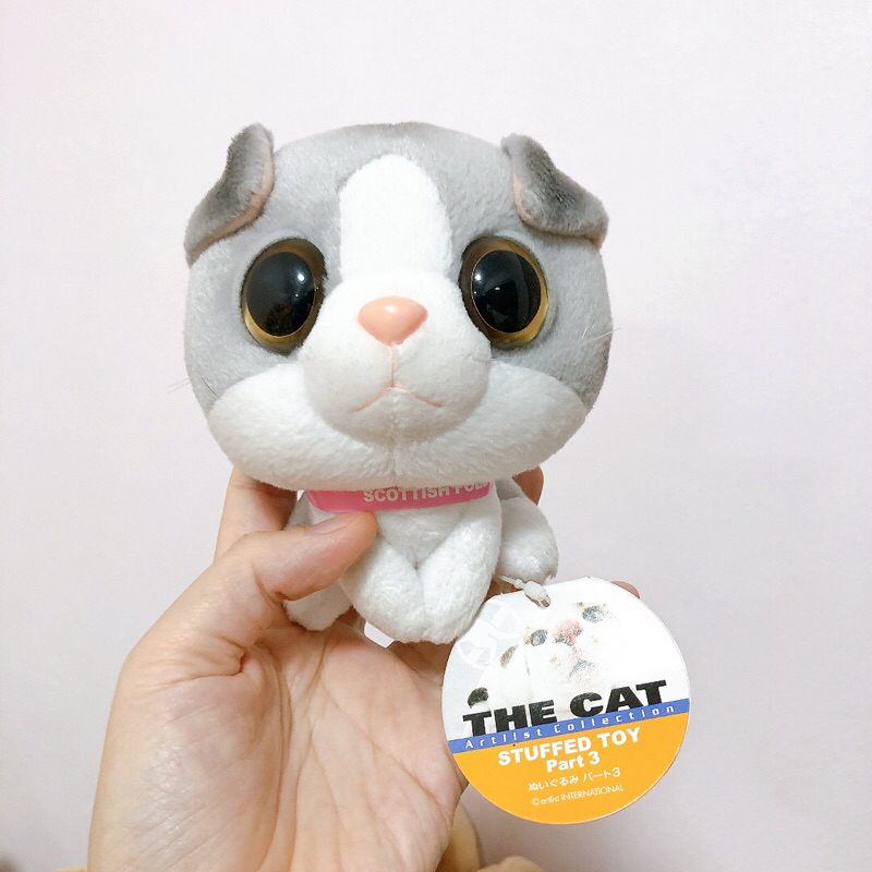 ตุ๊กตาแมวเดอะแคท-the-cat-scottich-fold-หายาก-งานลิขสิทธิ์แท้