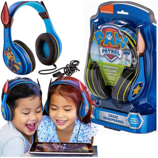 Paw Patrol Chase Headphones for Kids with Built in Volume Limiting Feature for Kid Friendly Safe Listening