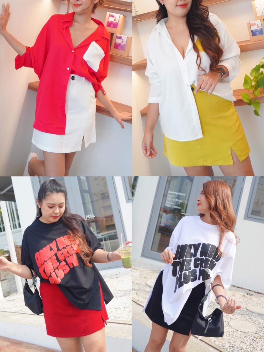 code: KU กางเกงกระโปรง 1ดุม มีกระเป๋า2ข้าง (เฉพาะกระโปรง) | Shopee Thailand