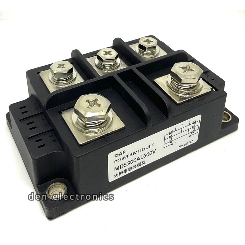 mds300a1600v-โมดูล-power-module-diode-3phase-ไดโอด-3เฟส-บริดจ์วงจรเรียงกระแส