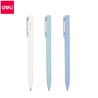 ปากกาเจลลูกลื่น ปากกาหมึกเจล ปากกาจดสรุป ปากกาลูกลื่น Gel pen คละสี 6แท่ง หัวปากกา 0.5mm เขียนลื่น ด้ามจับนุ่ม Assap