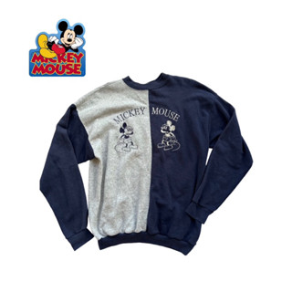 Mickey mouse vintage sweter เสื้อสเวตเตอร์แขนยาว กันหนาว มิกกี้เม้าส์ USA