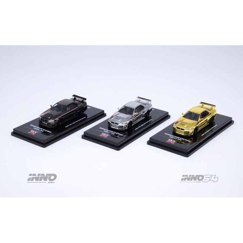 INNO64 1/64 GTR R34 THAILAND EXPO 限定 Inno64 1/64 IDE 2024 Nissan Skyline GT-R R34 Z-tune – Mobile Garage HK