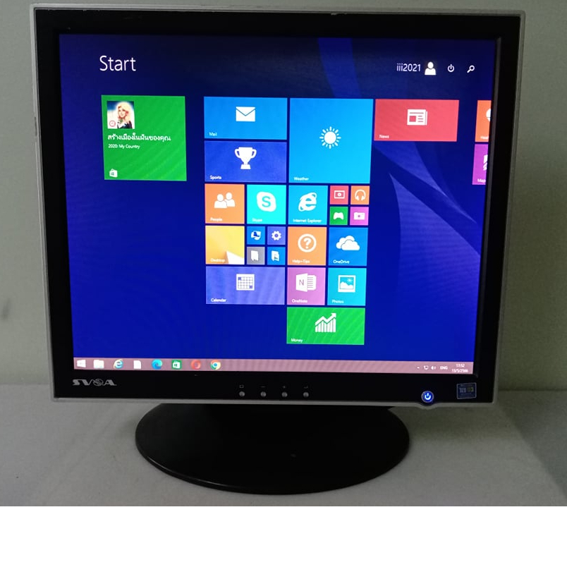 จอคอมพิวเตอร์ SVOA รุ่น T176A 17 นิ้ว มือสอง | Shopee Thailand