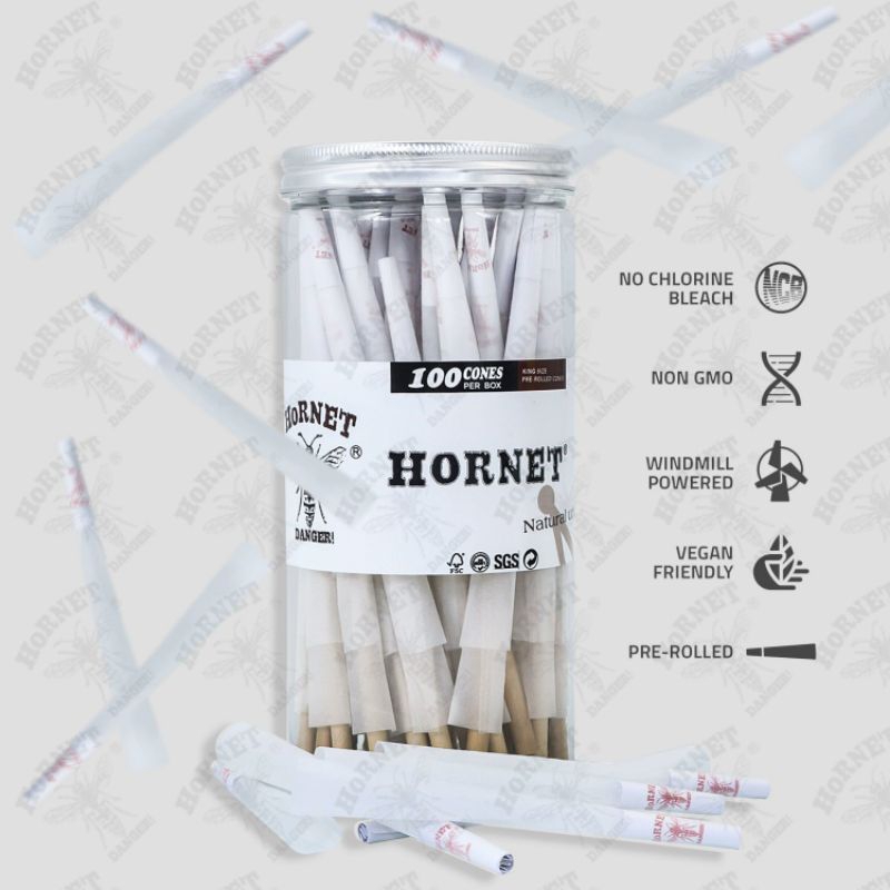 กระดาษโรลสำเร็จรูป-hornet-cone-king-size-100ม้วน-กระดาษโรล-สีขาว