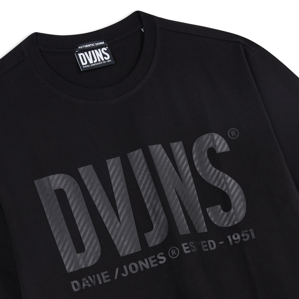 davie-jones-เสื้อยืดโอเวอร์ไซส์-พิมพ์ลาย-สีขาว-สีดำ-logo-print-oversize-t-shirt-in-white-black-lg0045wh-bk