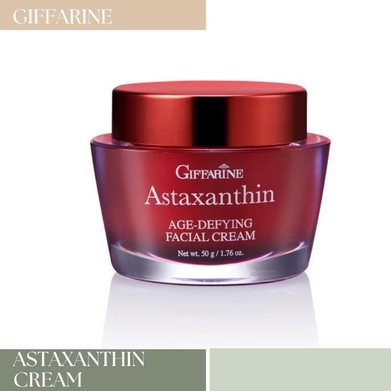 กิฟฟารีน แอสตาแซนธิน เอจดีไฟอิ้ง เฟเชียล ครีม Giffarine Astaxanthin age defying facial cream
