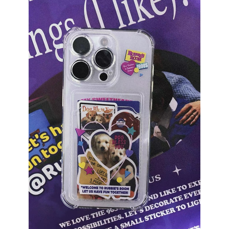 พร้อมส่ง เคส Rubbie's Room เคสใส ใส่การ์ดได้ | Shopee Thailand