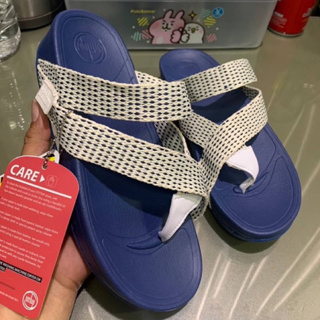 💢พร้อมส่ง 💢รองเท้า fitflop รุ่น Sling ลายจุด สลิงสายไนลอน รองเท้าฟิตฟลอบ รองเท้าแตะหนีบ