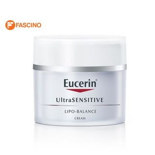 Eucerin UltraSENSITIVE Lipo Balance 50ml ยูเซอริน ครีมบำรุงผิวหน้า สำหรับผิวแห้งมาก ผิวหลังทำเลเซอร์