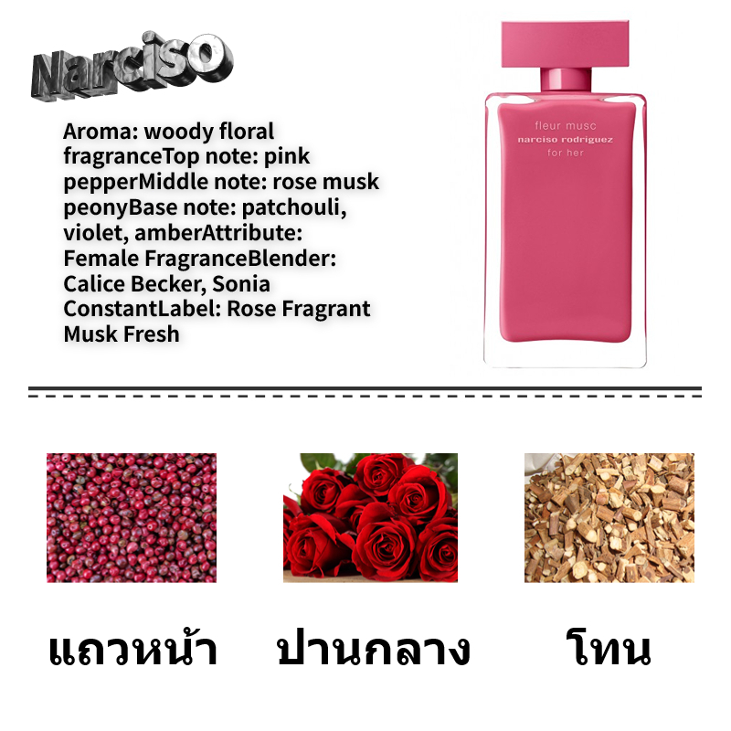 100-สปอตของแท้-จัดส่งที่รวดเร็ว-narciso-rodriguez-fleur-musc-for-her-edp-2ml-5ml-10ml-for-women-perfume