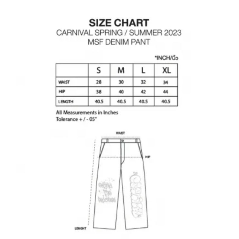 ของแท้-เสื้อ-กางเกงขายาว-carnival-ss23-msf-denim-shirt-ของใหม่-พร้อมส่ง