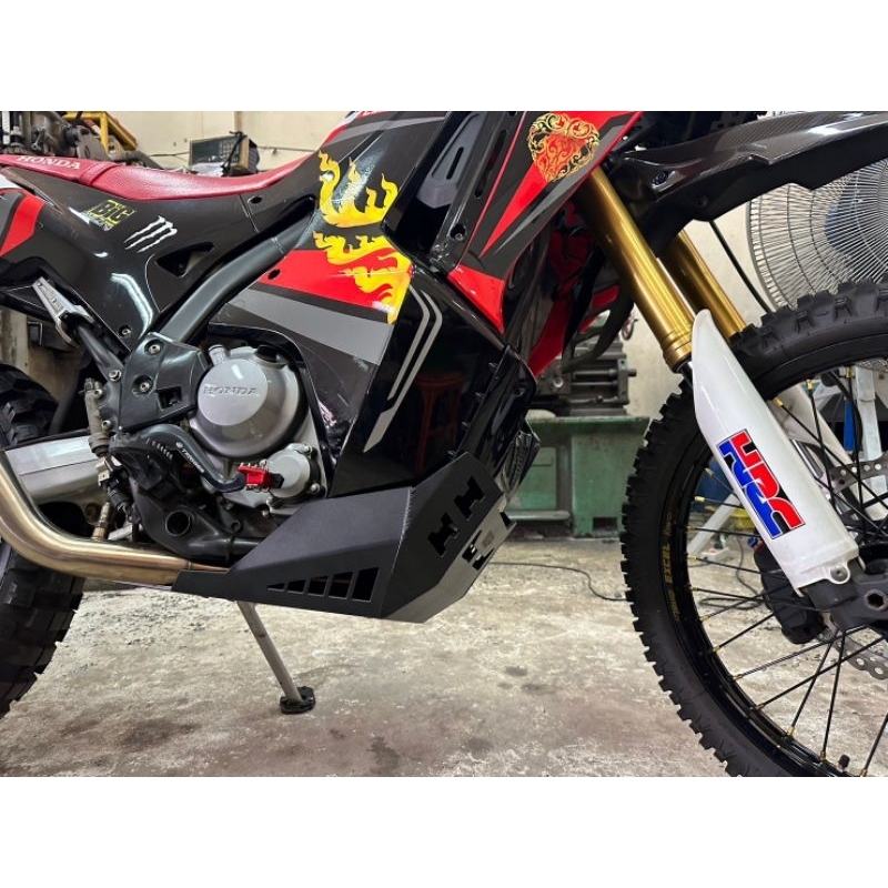 การ์ดแคร้งอลูมิเนียมรุ่น-crf-250rally-สำหรับ-ท่อล่าง-แบรนด์-thep