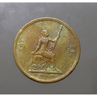 เหรียญทองแดง 1 อัฐ แท้ 💯% (หนึ่งอัฐ) เหรียญโบราณ สมัย ร.5  พระบรมรูป-พระสยามเทวาธิราช จ.ศ 1249 รัชกาลที่5 #เงินโบราณ
