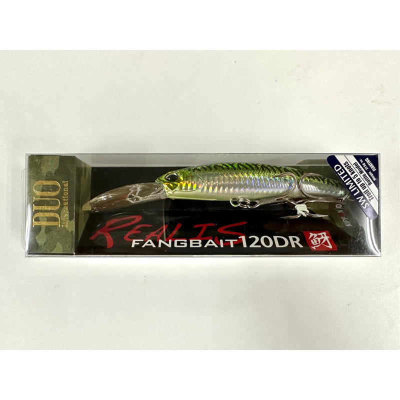 Leurre Flottant Duo Realis Fangbait 120DR Bone - Pour Bass, Couleur