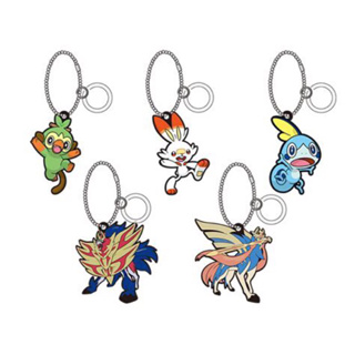 NEW Bonus Original Pokemon Rubber Keychain Nintendo Switch Geo Limited Set #โปเกม่อน