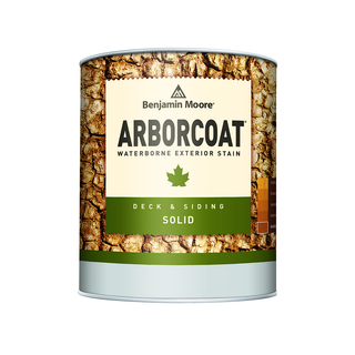 สีทาไม้ สีย้อมไม้แบบทึบ รุ่น ARBORCOAT Stain-Solid (640) ยี่ห้อ เบนจามินมอร์ Benjamin Moore 1/8แกลลอน (0.47L) สีทาภายนอก