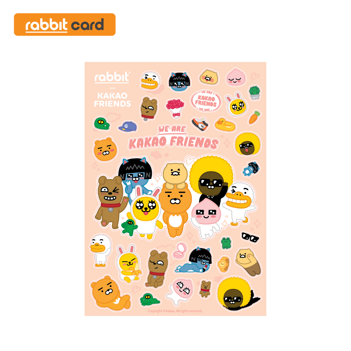 ภาพสินค้าRabbit Card บัตรแรบบิท KAKAO FRIENDS สำหรับนักเรียน-นักศึกษา (FRIENDS) จากร้าน rabbitcard_official บน Shopee ภาพที่ 3
