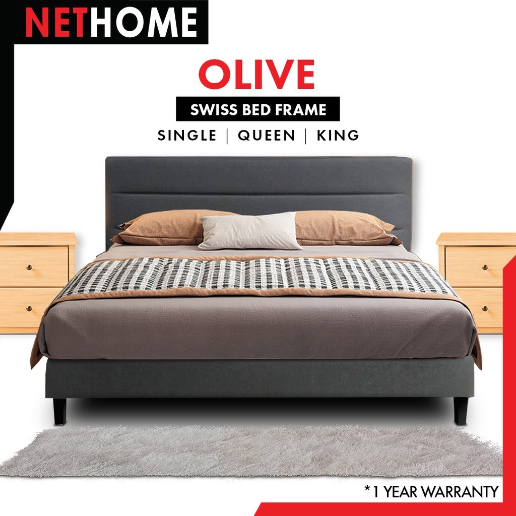 ส่งฟรี-nethome-olive-bed-farme-เตียง-เตียงนอน-เตียงผ้า-เตียงไม้-โครงเตียง-ฐานเตียง-ขนาด-3-3-5-5-6-ฟุต