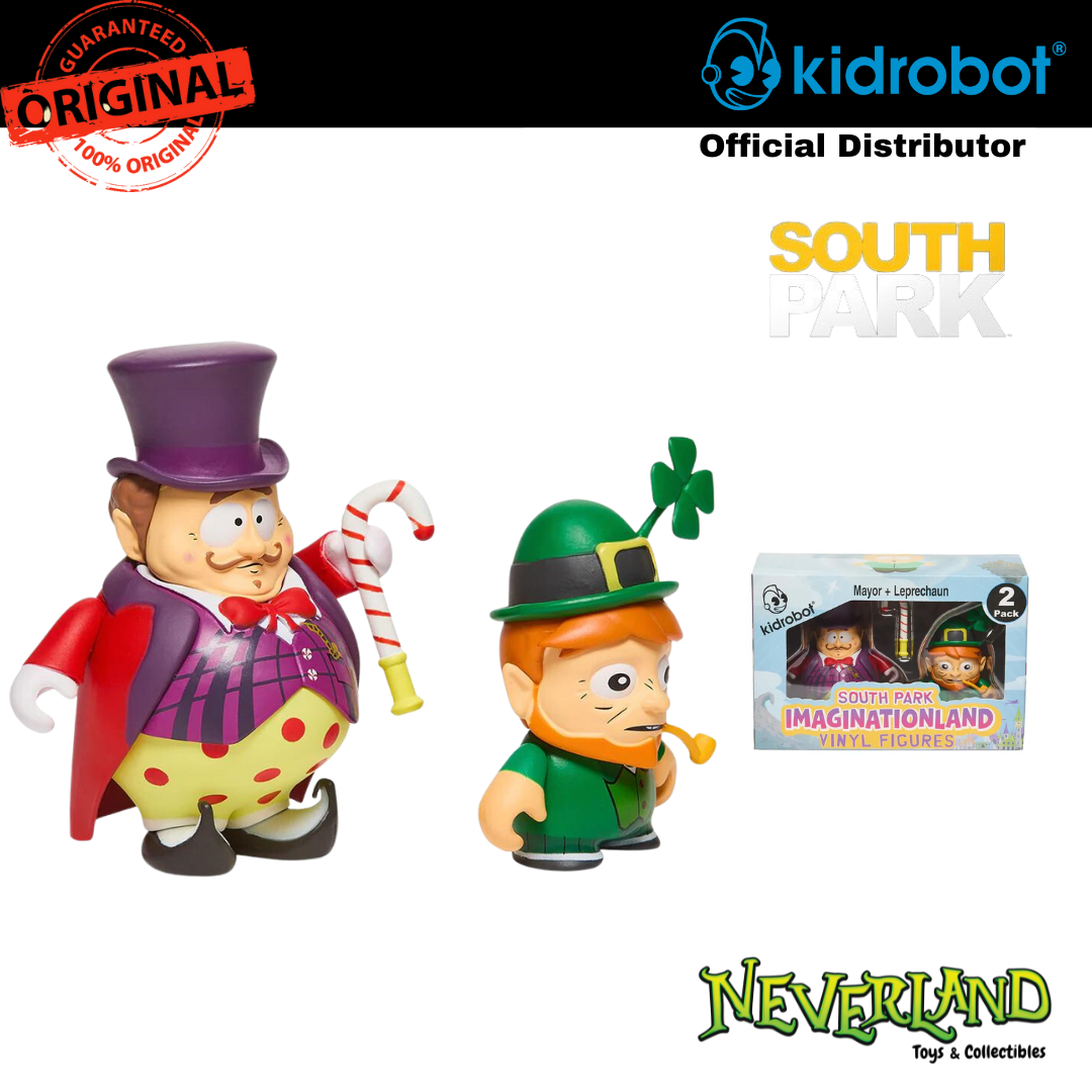 (KIDROBOT) South Park Imaginationland Mayor & Leprechaun Vinyl Figure
