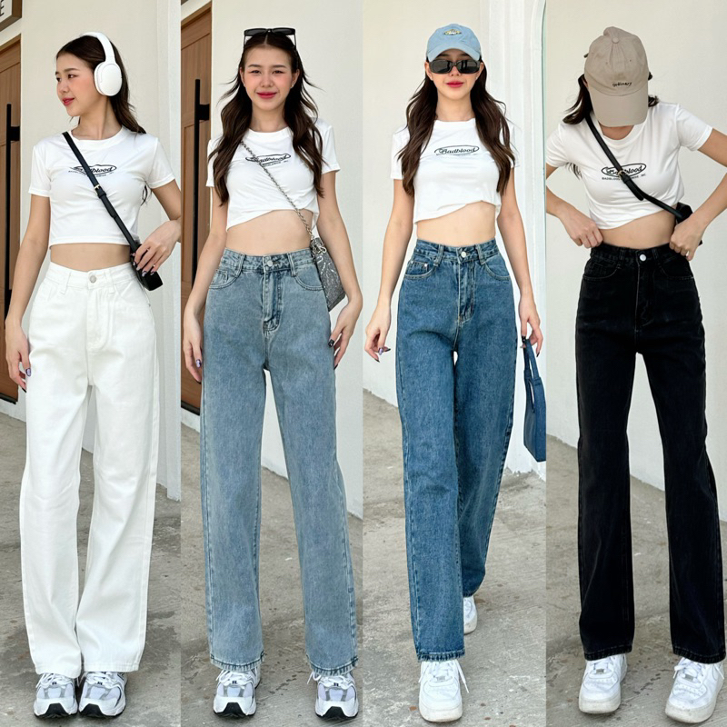 rusty-jeans-กางเกงยีนส์ที่ต้องมี-ทรงกระบอกใส่แล้วผอมเพรียว