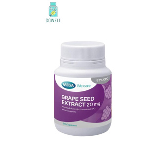 Mega We Care Grape Seed 20mg เมล็ดองุ่น