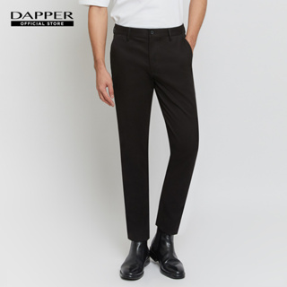 DAPPER กางเกงชิโน่ Elastic Waist Chino Pants สีดำ (TC9B1/244SP)