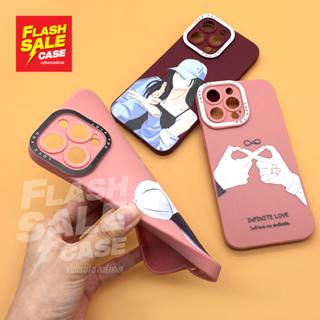 Samsung A03 Oppo A15/A16/A17/A53/A57 2022/A78 5G./Reno7z 5Gเคสมือถือนิ่ม TPU กันเลนส์กล้องนูนลายการ์ตูนคู่ ลายเท่ น่ารัก