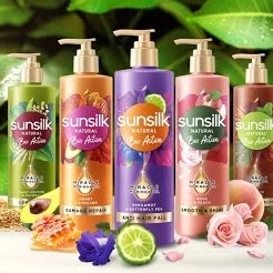 Sunsilk Natural Bio Active Shampoo /Conditioner ซันซิล เนเชอรัล ไบโอ แอคทีฟ แชมพู  380 มล./ ครีมนวด 330 มล.