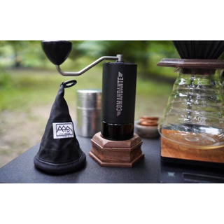 (พร้อมส่ง‼️)ATOM DESIGN COFFEE GRINDER WOODSTAND Walnut for Comandante C40🇯🇵MADE IN JAPAN🇯🇵