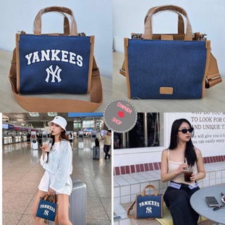 MLB Varsity Basic Canvas S-Tote Bag NEW YORK YANKEES แท้💯