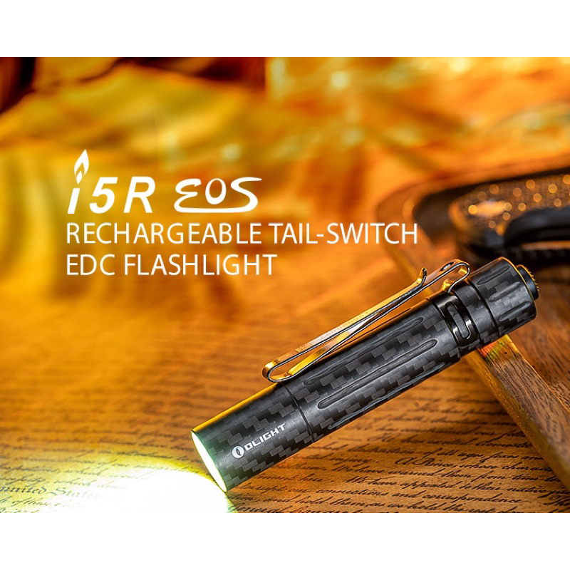 ไฟฉาย-olight-i5r-eos-350-lumens-พร้อมแบตเตอรี่แบบชาร์จได้-14500-aa-2-4v-1-420mah